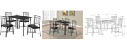 Monarch Specialties 5 Piece Leather Look Dining Set